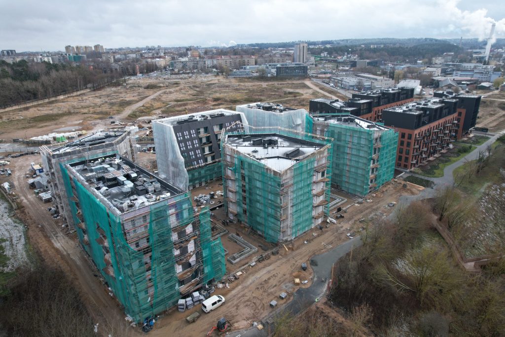 reVINGIS Park Space (Geležinio Vilko g. 2) - Multi apartment - construction photos