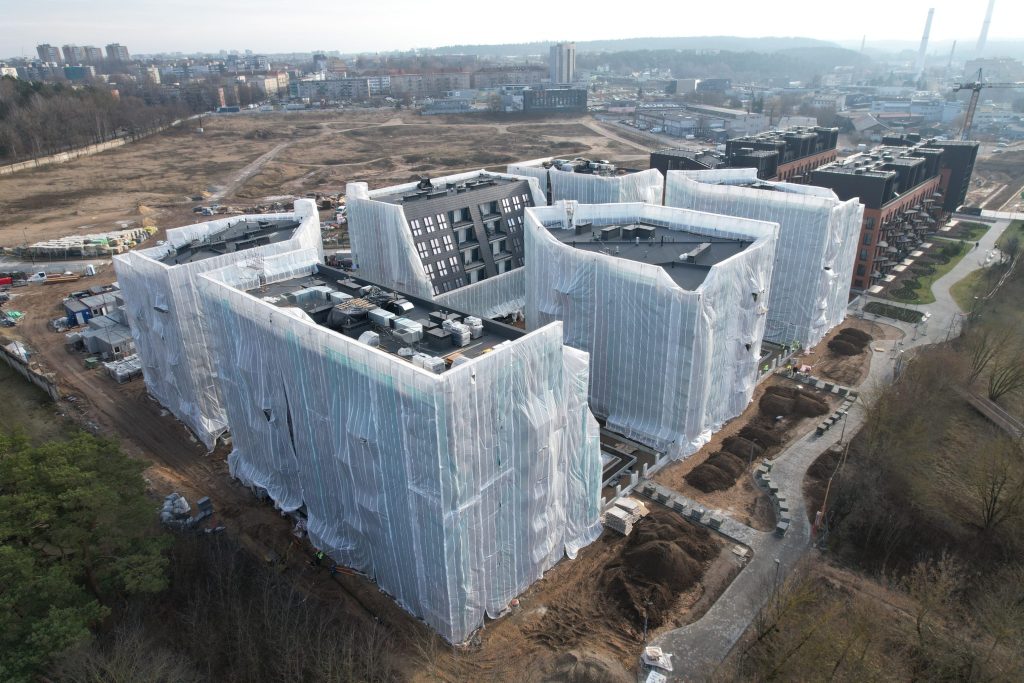 reVINGIS Park Space (Geležinio Vilko g. 2) - Multi apartment - construction photos