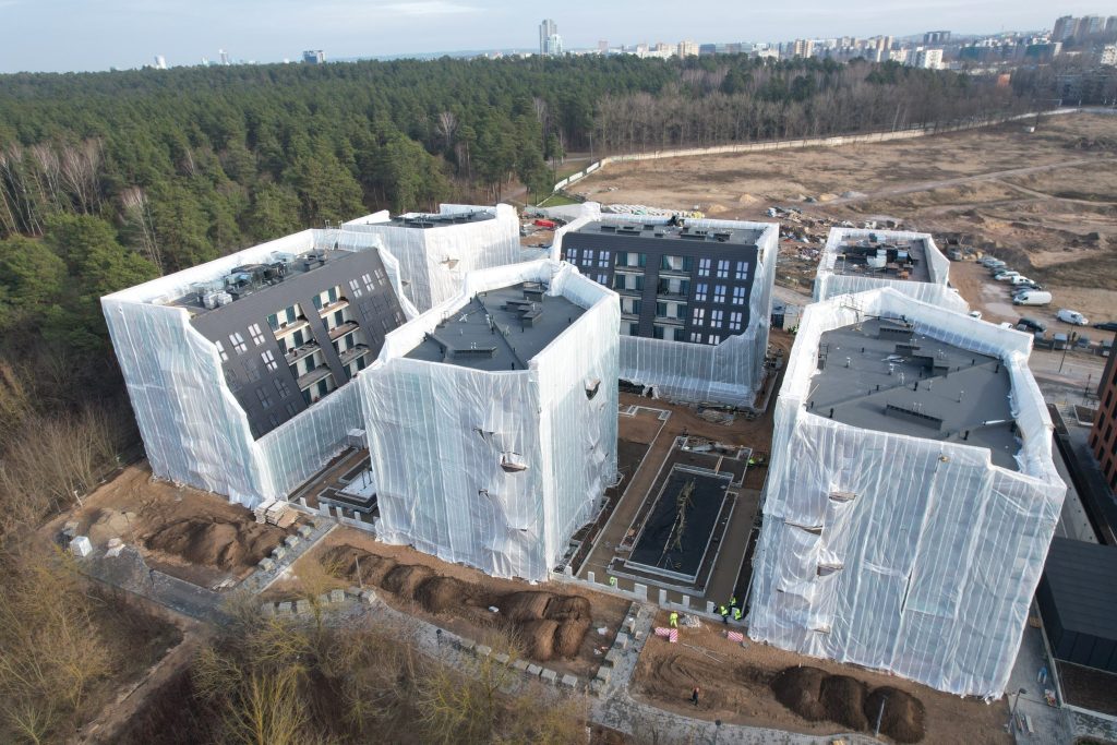 reVINGIS Park Space (Geležinio Vilko g. 2) - Multi apartment - construction photos