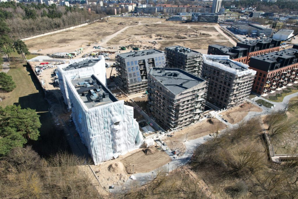 reVINGIS Park Space (Geležinio Vilko g. 2) - Multi apartment - construction photos