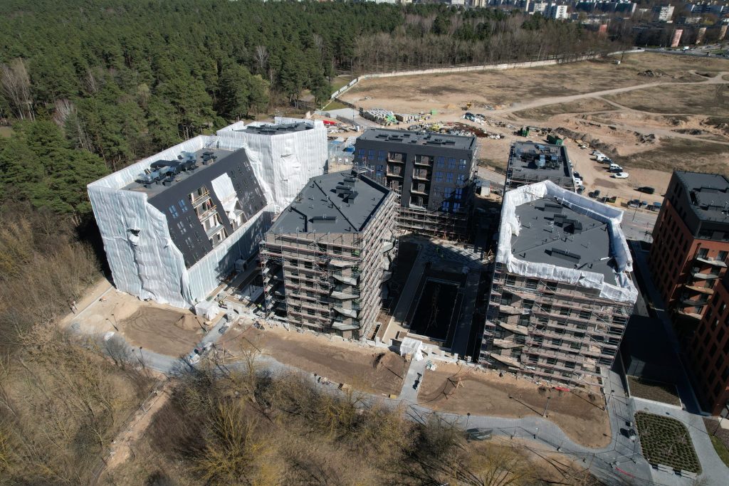 reVINGIS Park Space (Geležinio Vilko g. 2) - Multi apartment - construction photos