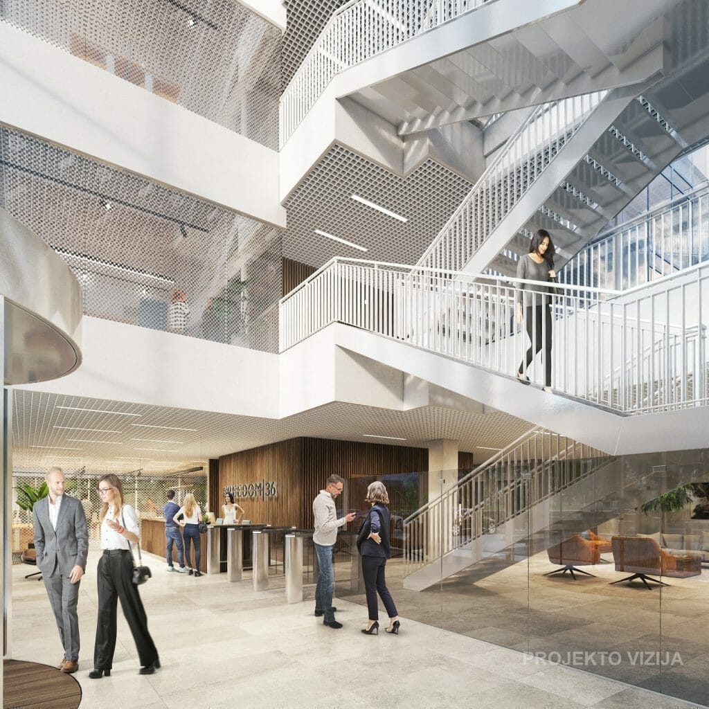 Freedom 36 (Laisvės pr. 36) - Office center - visualization