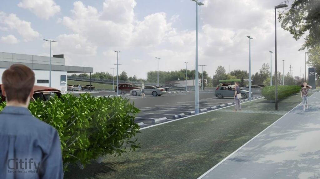 LIDL Trakų Vokė (J. Tiškevičiaus g. 17) - Maisto parduotuvė - vizualizacija