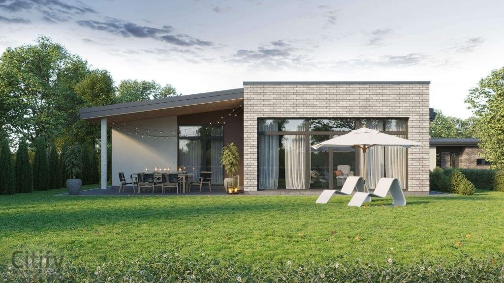 Namai vakaruose (Katniavos g.) - Private house community - visualization