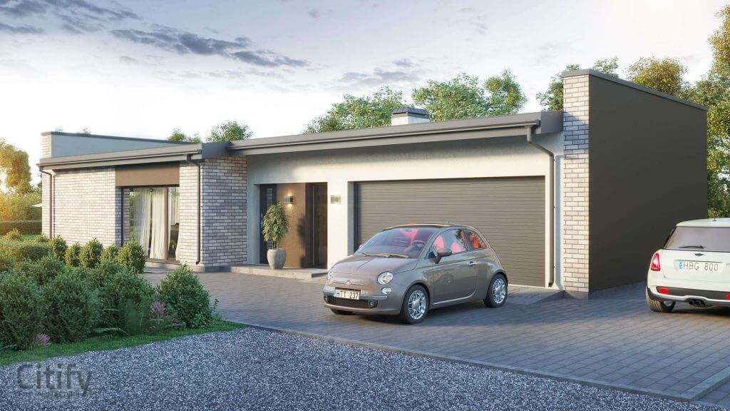 Namai vakaruose (Katniavos g.) - Private house community - visualization