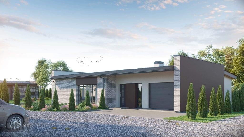 Namai vakaruose (Katniavos g.) - Private house community - visualization