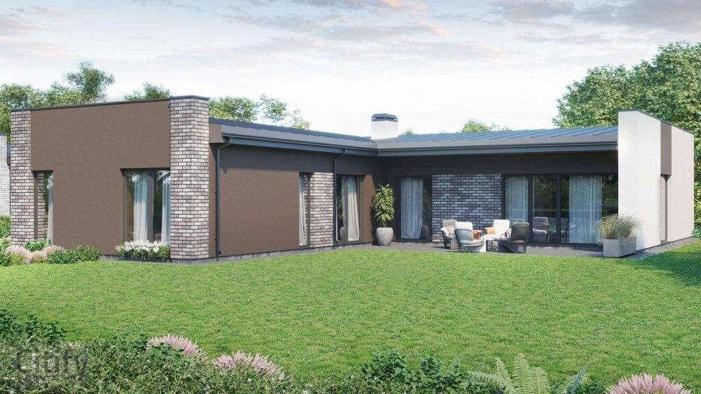 Namai vakaruose (Katniavos g.) - Private house community - visualization