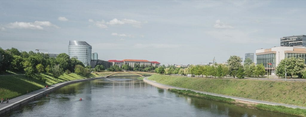 Pėsčiųjų tiltas per Nerį (Alberto tiltas) (Upės g.) - Dviračių takas, Tiltas - vizualizacija