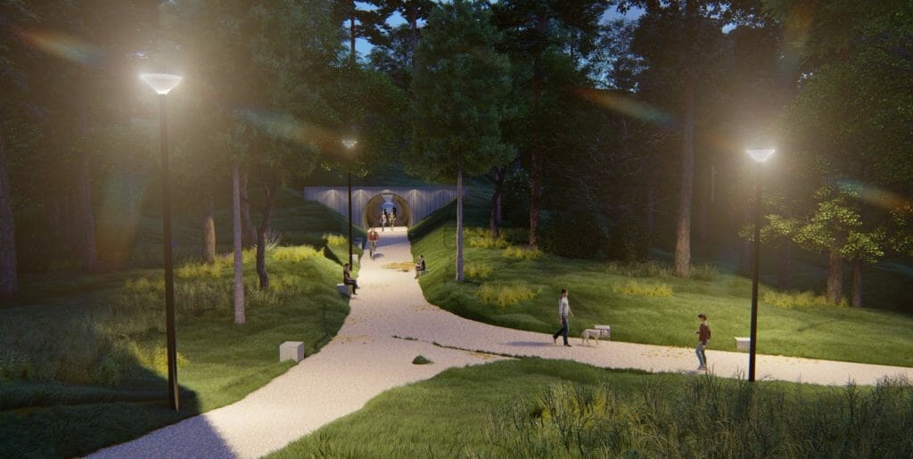 Pėsčiųjų tunelis Zuikių g. (Zuikių g.) - Pedestrian path - visualization