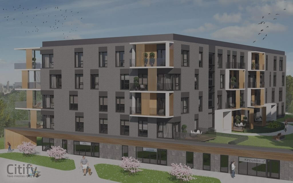 Pilies apartamentai (Olimpiečių g. 3) - Multi apartment - visualization