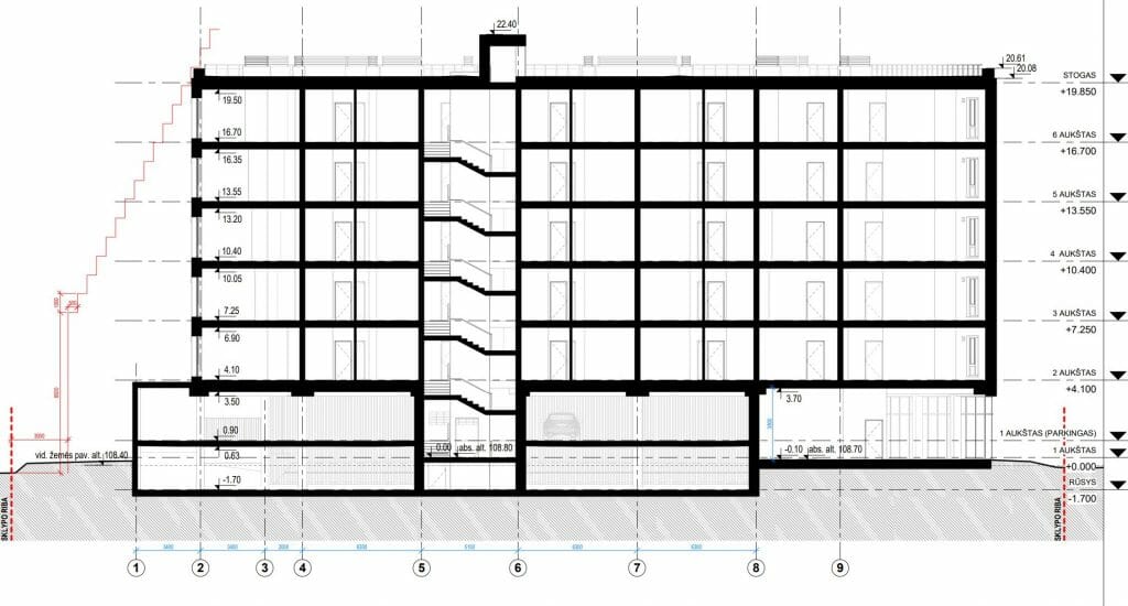Šnipiškių perspektyvos (Šatrijos g. 1) - Multi apartment - visualization