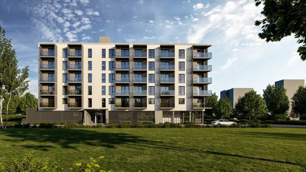 Šnipiškių perspektyvos (Šatrijos g. 1) - Multi apartment - visualization