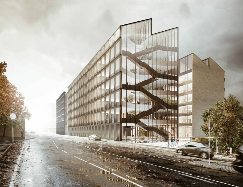 Cyber City 1 etapas (Švitrigailos g. 32) - Office center - visualization