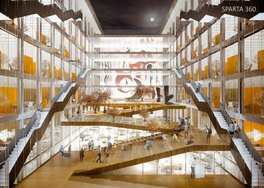 Cyber City 1 etapas (Švitrigailos g. 32) - Office center - visualization