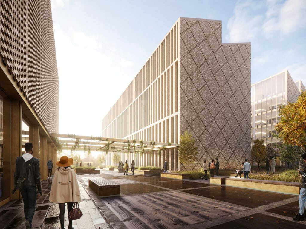 Cyber City 1 etapas (Švitrigailos g. 32) - Office center - visualization