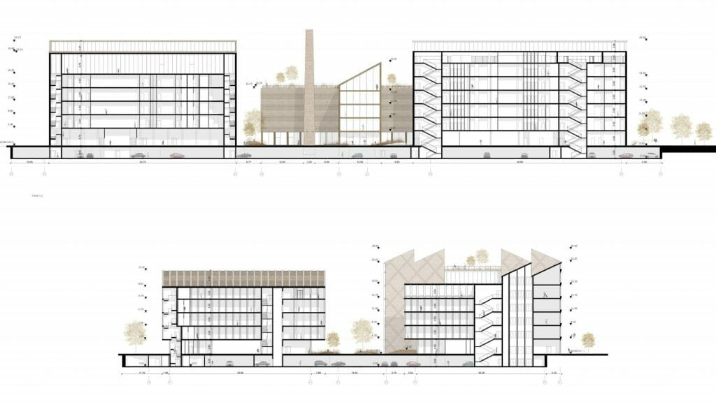 Cyber City 1 etapas (Švitrigailos g. 32) - Office center - visualization