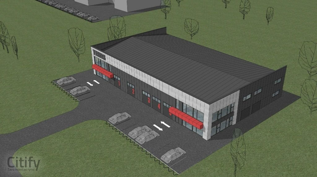 Temis autoservisas Gilužio g. (Gilužio g. 15, 15A) - Other commercial - visualization