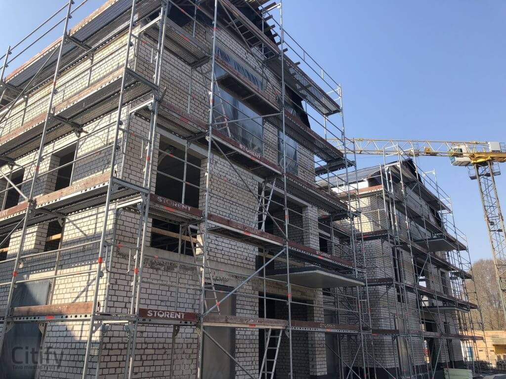 PAUPYS 2 etapas (Aukštaičių g. 10) - Multi apartment - construction photos