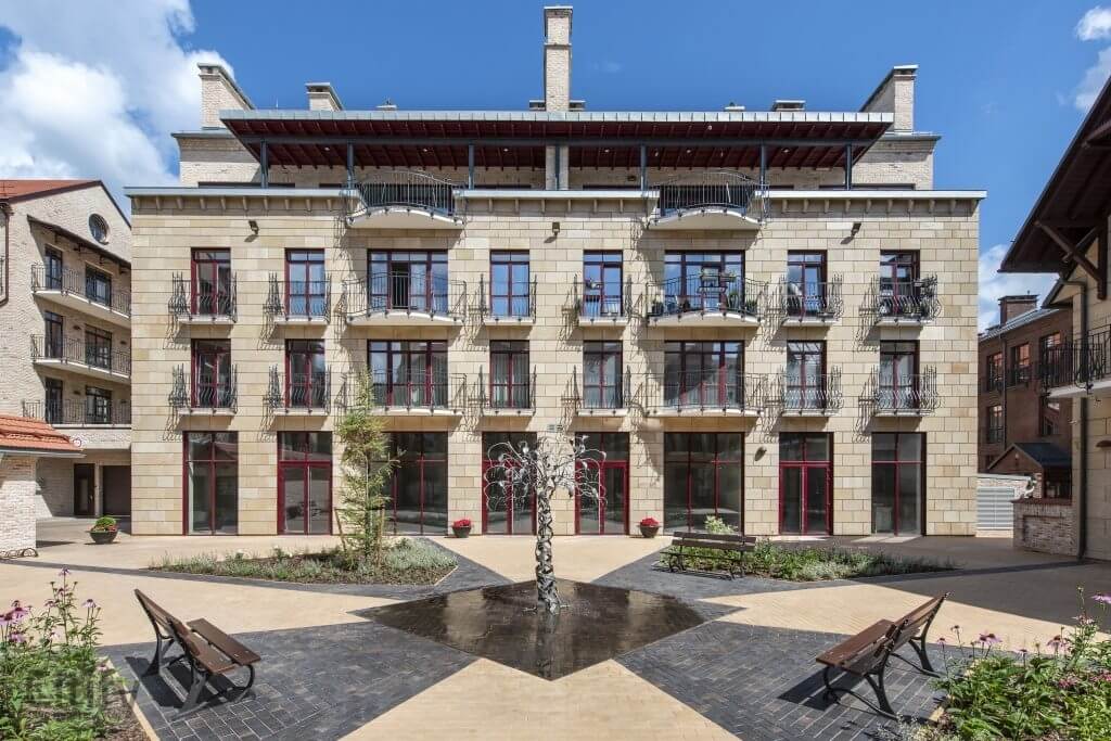 Užupio krantinės (Polocko g. 17) - Multi apartment - construction photos