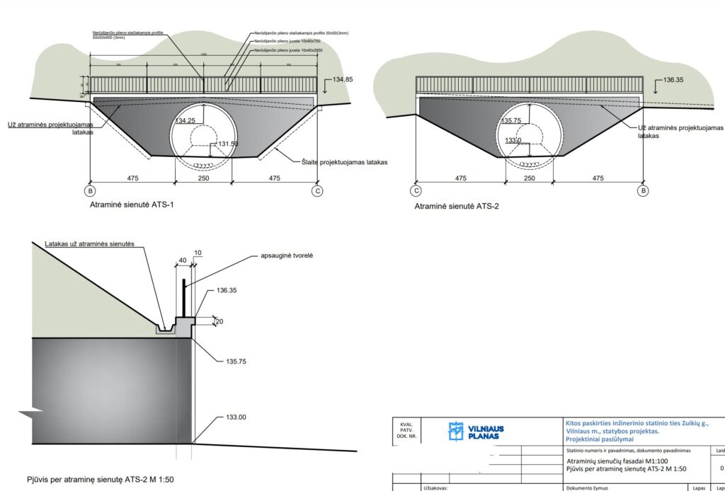 Pėsčiųjų tunelis Zuikių g. (Zuikių g.) - Pedestrian path - visualization