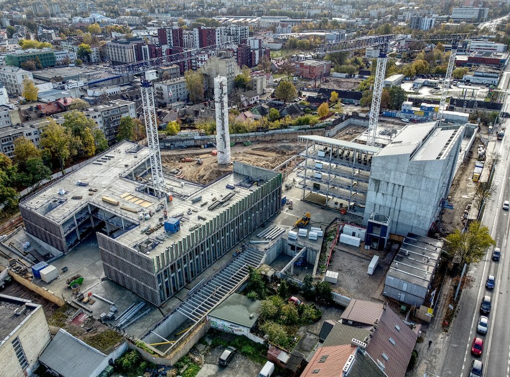 Cyber City 1 etapas (Švitrigailos g. 32) - Office center - construction photos