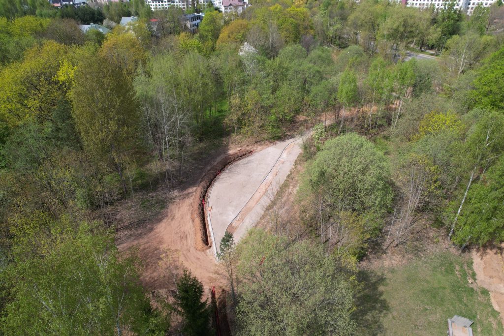 Jeruzalės tvenkinio parkas (Jeruzalės g.) - Park - construction photos