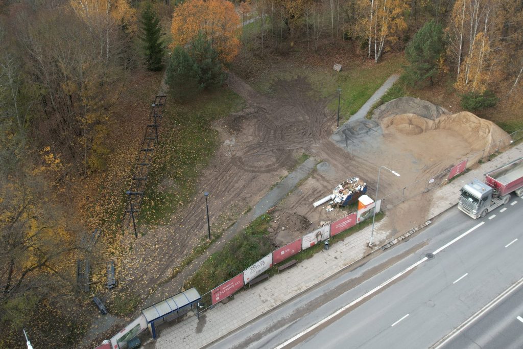 Jeruzalės tvenkinio parkas (Jeruzalės g.) - Park - construction photos