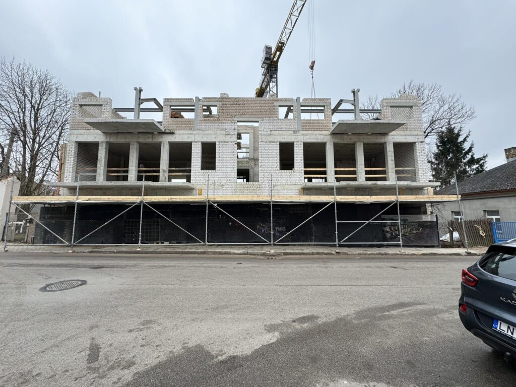 Užupio ložės (Polocko g. 7A) - Multi apartment - construction photos