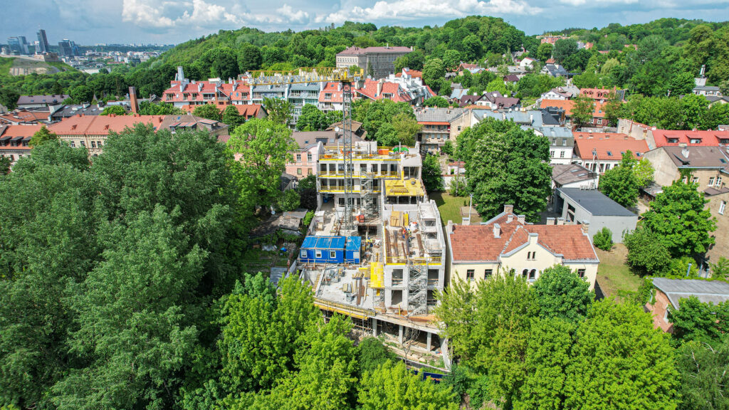 Užupio ložės (Polocko g. 7A) - Multi apartment - construction photos