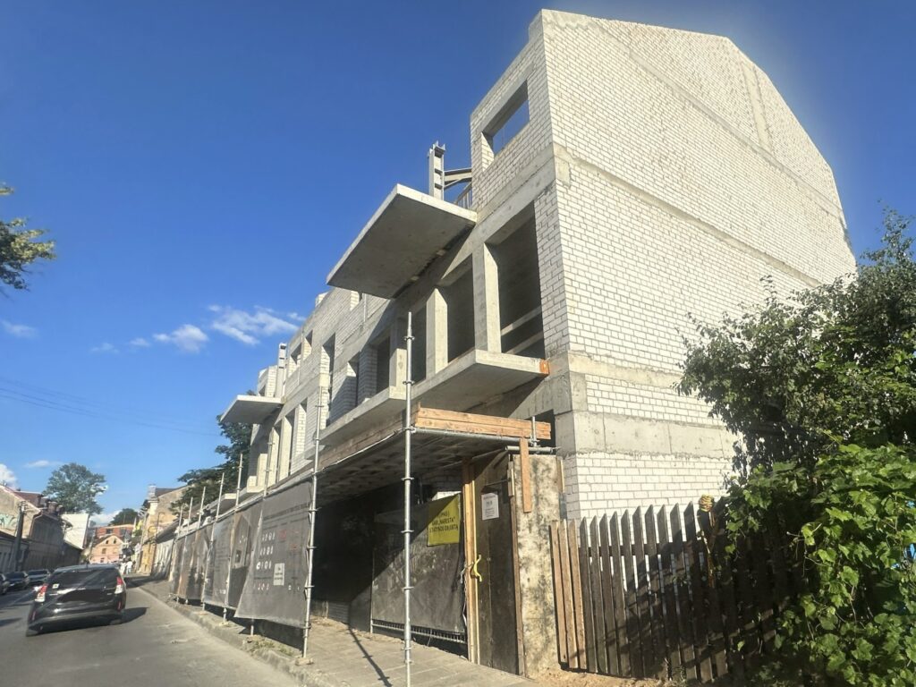 Užupio ložės (Polocko g. 7A) - Multi apartment - construction photos