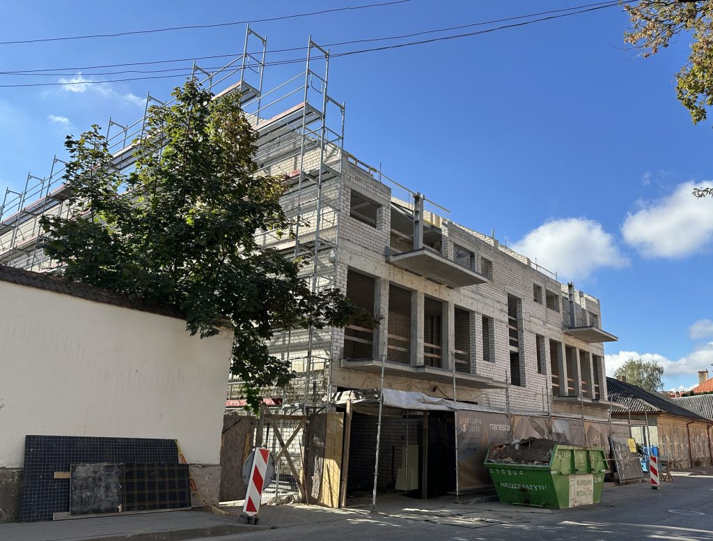Užupio ložės (Polocko g. 7A) - Multi apartment - construction photos