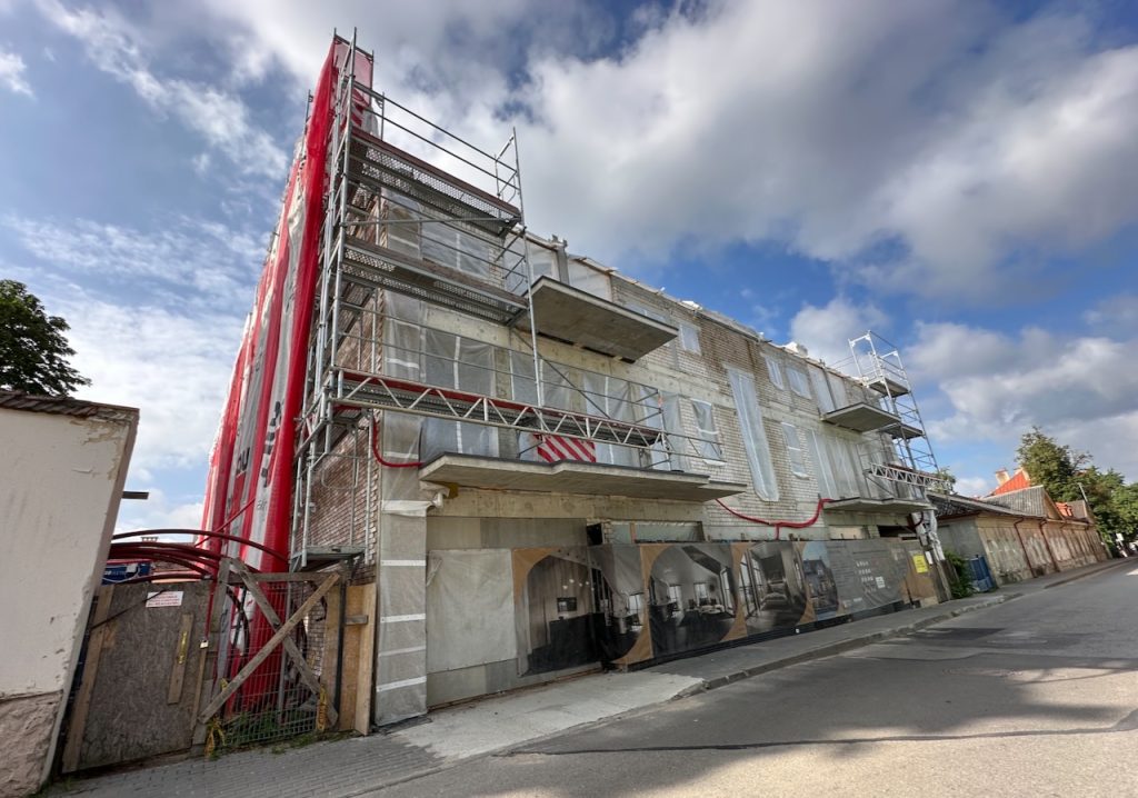 Užupio ložės (Polocko g. 7A) - Multi apartment - construction photos