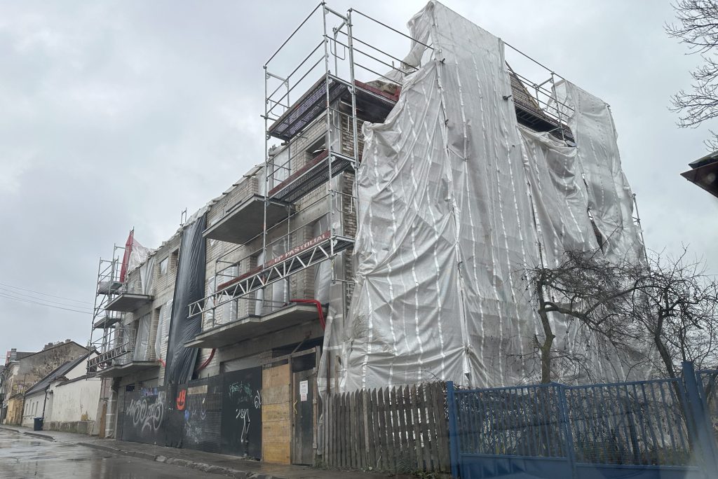 Užupio ložės (Polocko g. 7A) - Multi apartment - construction photos