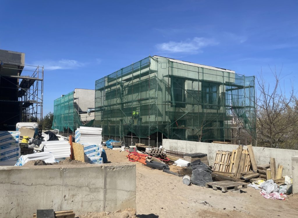 Terasų g. 15, 17 (Terasų g. 15, 17) - Sublokuoti namai - statybų nuotraukos