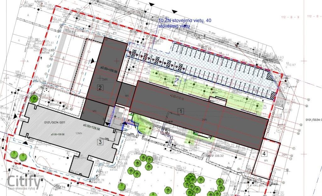 Antakalnio poliklinikos plėtra (Antakalnio g. 59) - Hospital - visualization