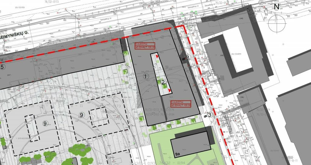 Business Stadium North East (Rinktinės g. 3) - Verslo centras - vizualizacija