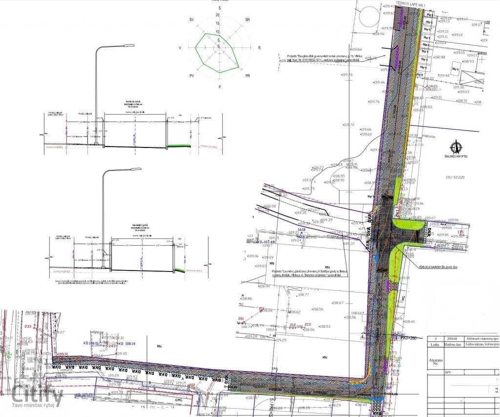 Šiaudinė g., Šatrijos g., Videniškių g. (Šiaudinė g., Šatrijos g., Videniškių g.) - Street - visualization
