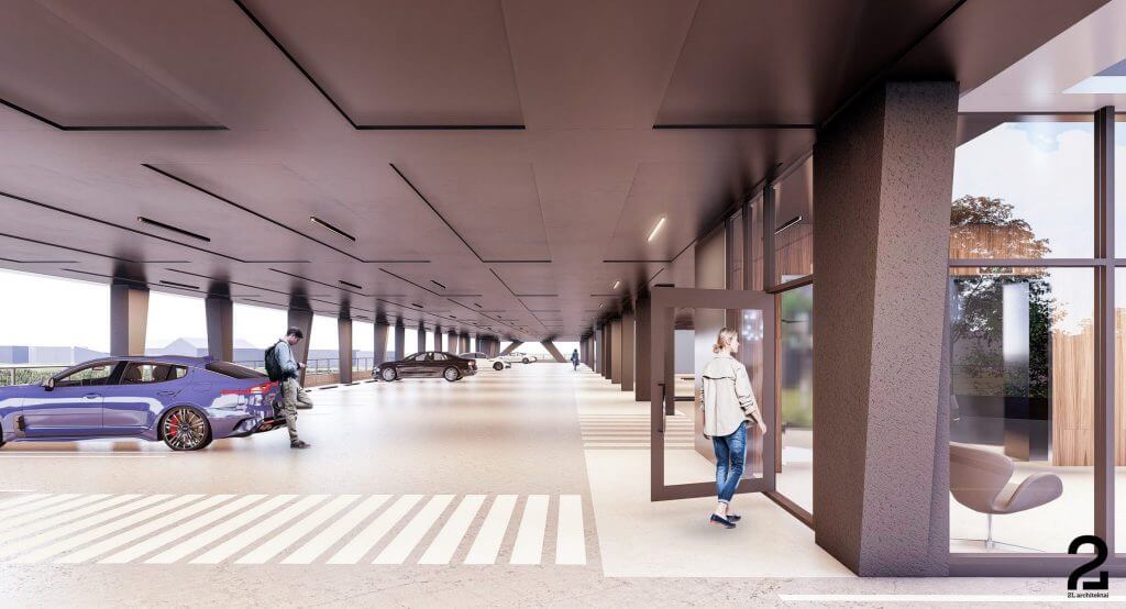 "Vestum" verslo parkas (Vakarinė g. 105) - Office center - visualization