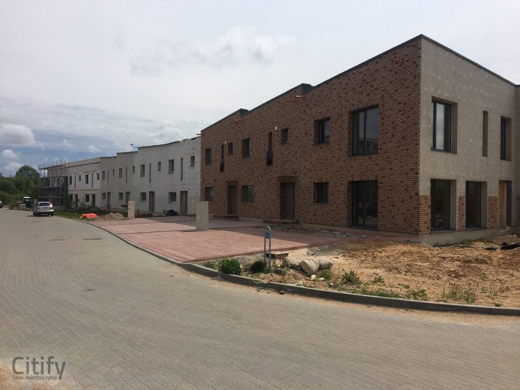 Naujasis Antakalnis Taurijos g. 57, 59, 61, 63, 65 (Taurijos g. 57, 59, 61, 63, 65) - Row housing - construction photos
