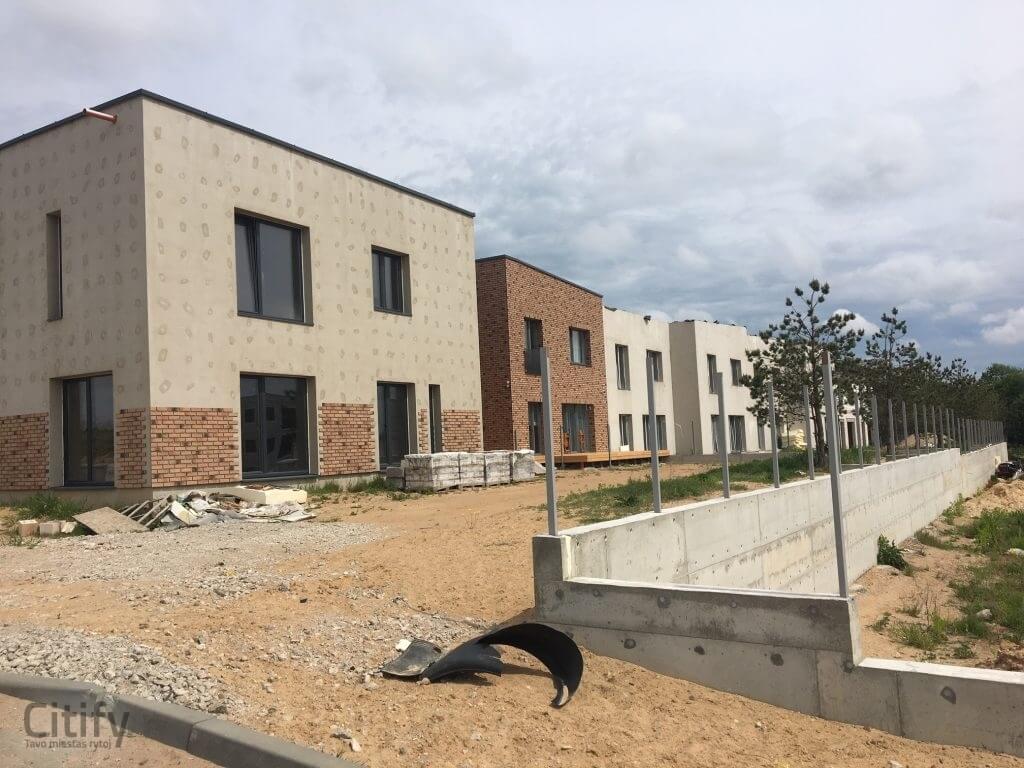 Naujasis Antakalnis Taurijos g. 57, 59, 61, 63, 65 (Taurijos g. 57, 59, 61, 63, 65) - Row housing - construction photos