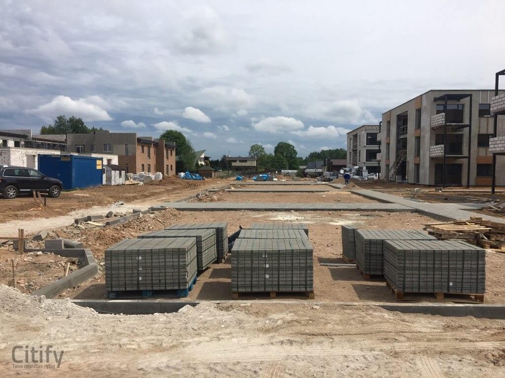 Antakalnio gintaras (Taurijos g.) - Multi apartment - construction photos