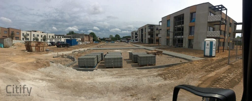 Antakalnio gintaras (Taurijos g.) - Multi apartment - construction photos