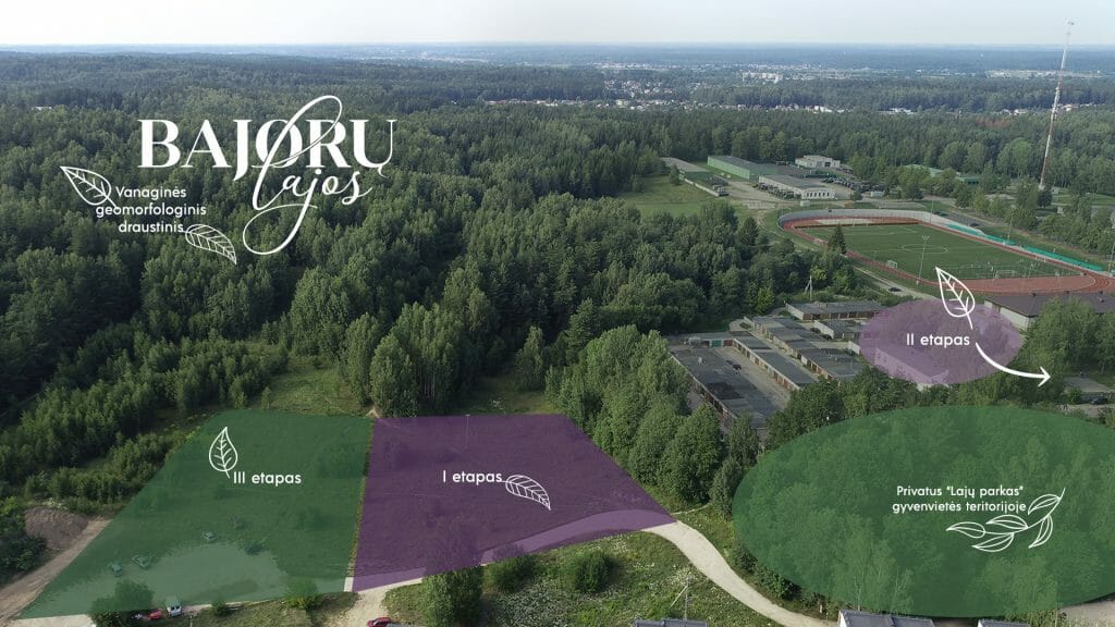 Bajorų lajos 1 etapas (Bajorų kel. 29) - Daugiabutis - vizualizacija