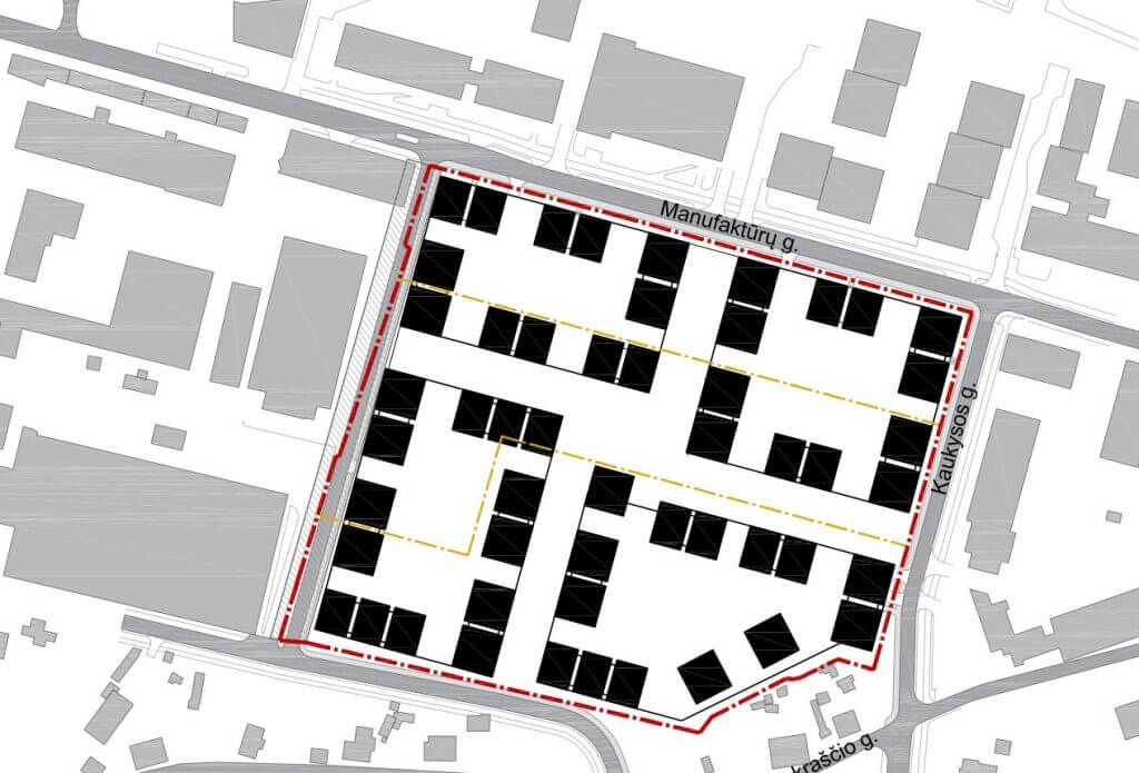 Vilnelės skverai 4 etapas (Manufaktūrų g. 7) - Multi apartment - visualization