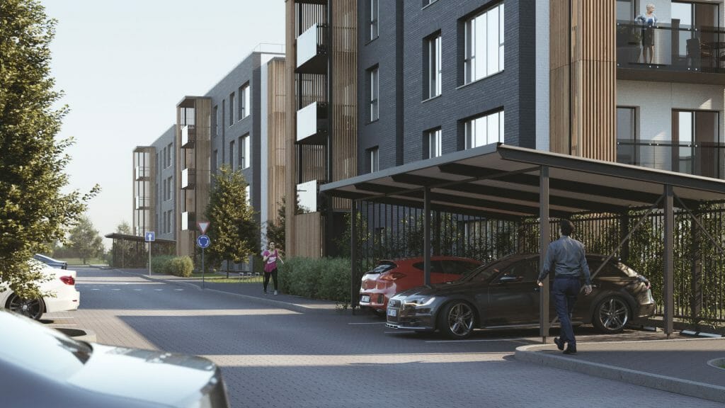 Naujosios Santariškės 4 etapas (Santariškių g. 80) - Multi apartment - visualization