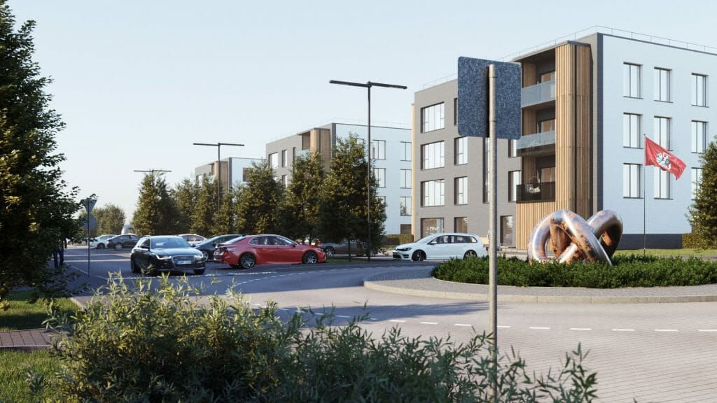 Naujosios Santariškės 4 etapas (Santariškių g. 80) - Multi apartment - visualization