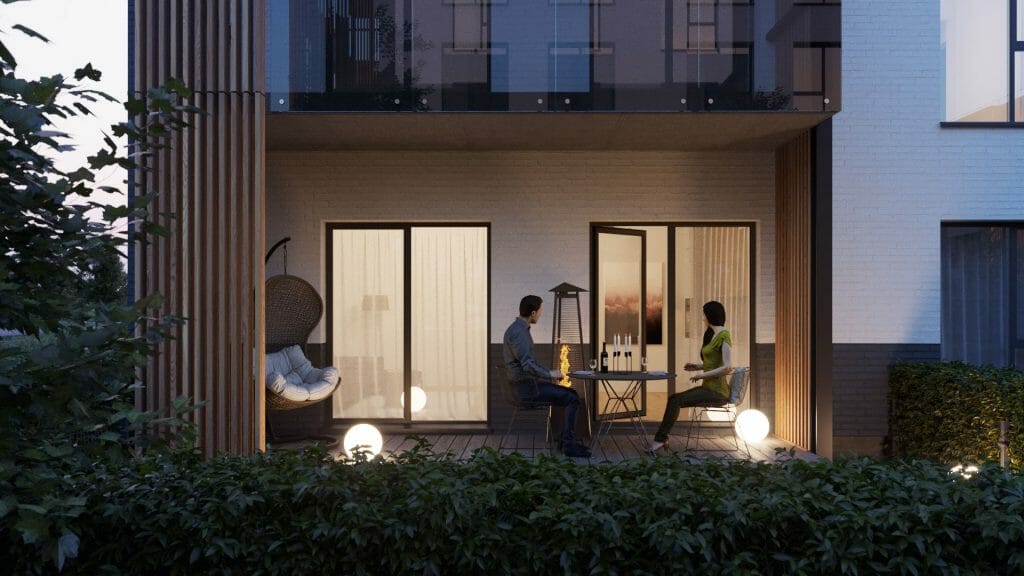 Naujosios Santariškės 3 etapas (Dangeručio g. 23) - Multi apartment - visualization