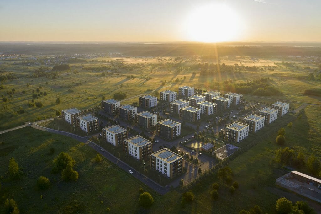 Naujosios Santariškės 4 etapas (Santariškių g. 80) - Multi apartment - visualization