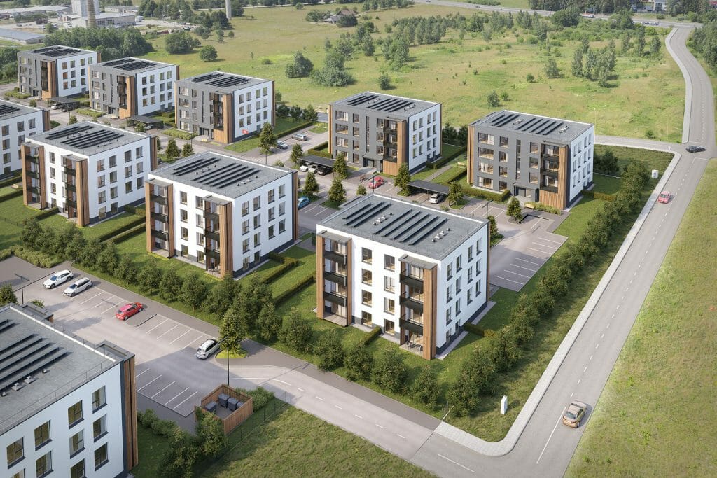 Naujosios Santariškės 4 etapas (Santariškių g. 80) - Multi apartment - visualization