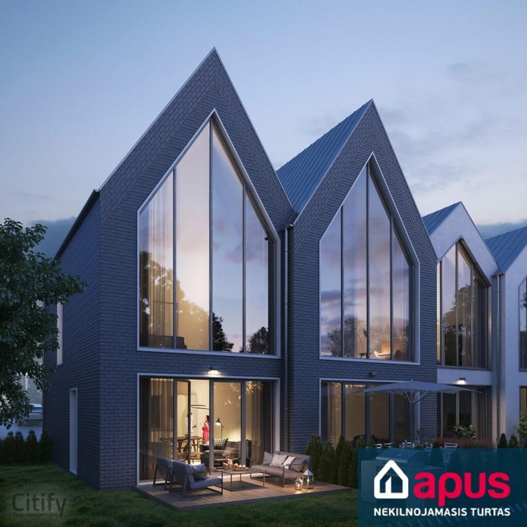 Pavilnio aura (Alfonso Lipniūno g. 9, 11, 15, 17, 19, 21, 23, 25, 27, 29, 31, 33, 35, 37) - Row housing - visualization